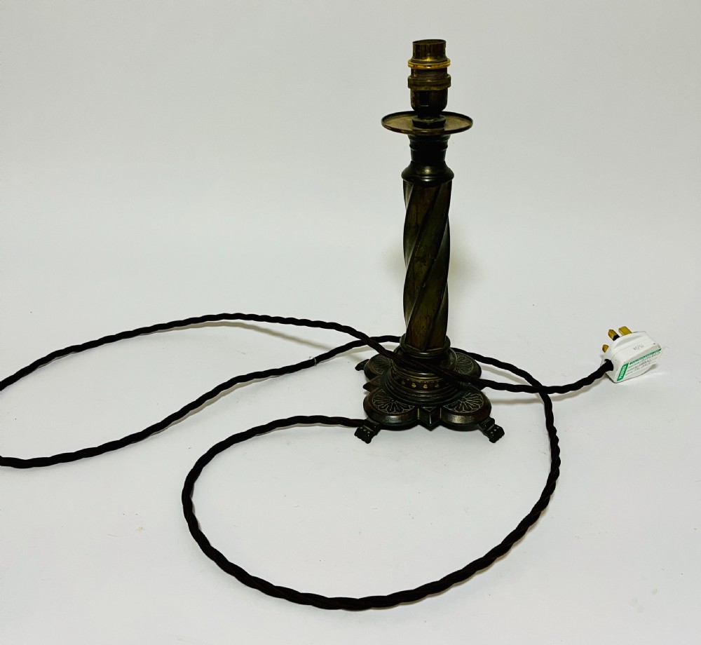 Antique Gothic Style Table Lamp View VII