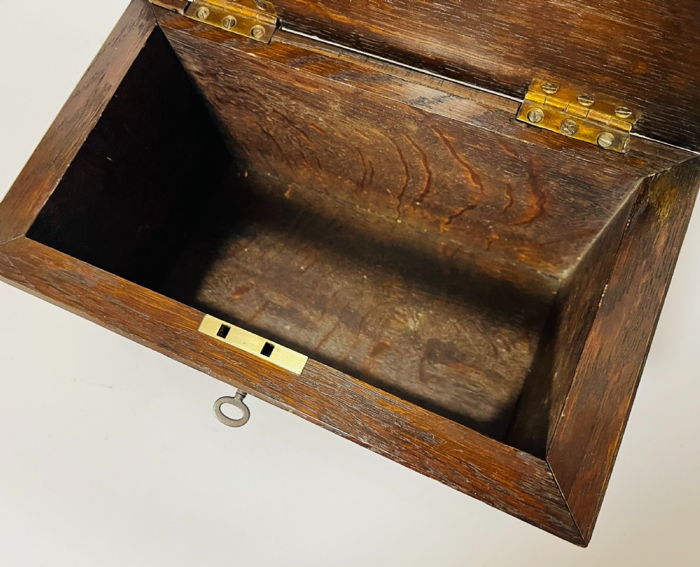 Antique Oak Letter Box View IV