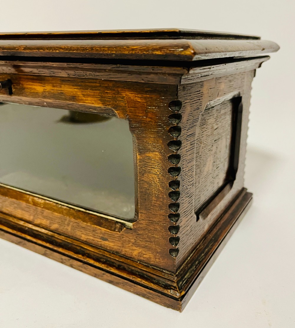 Antique Oak Letter Box View VI