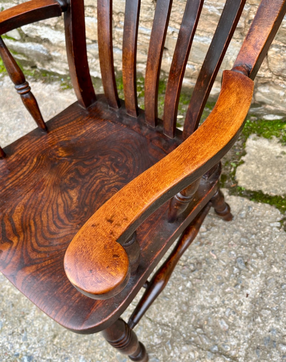 Victorian Lathe Back Farmhouse Chair View III
