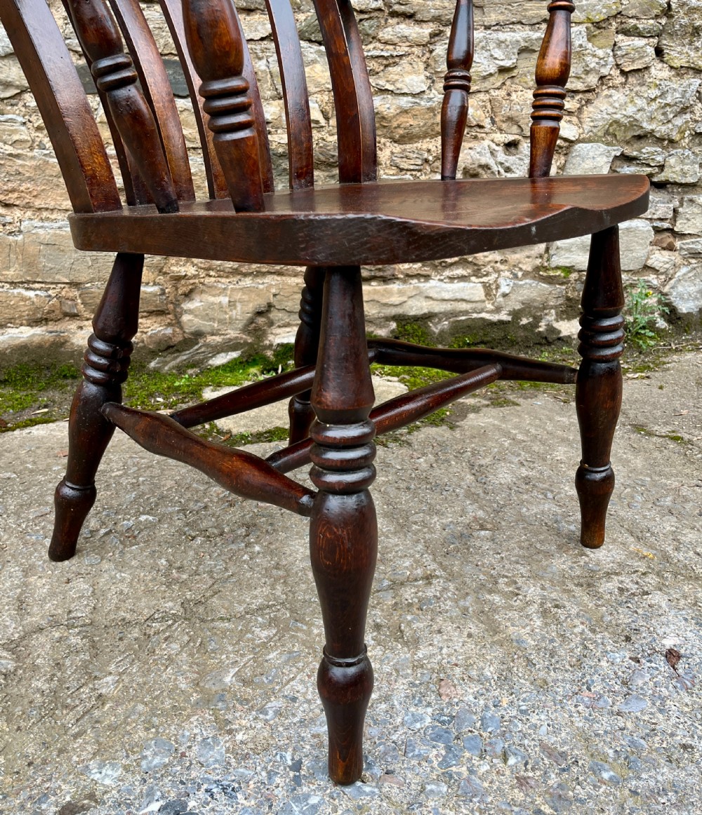 Victorian Lathe Back Farmhouse Chair View IV