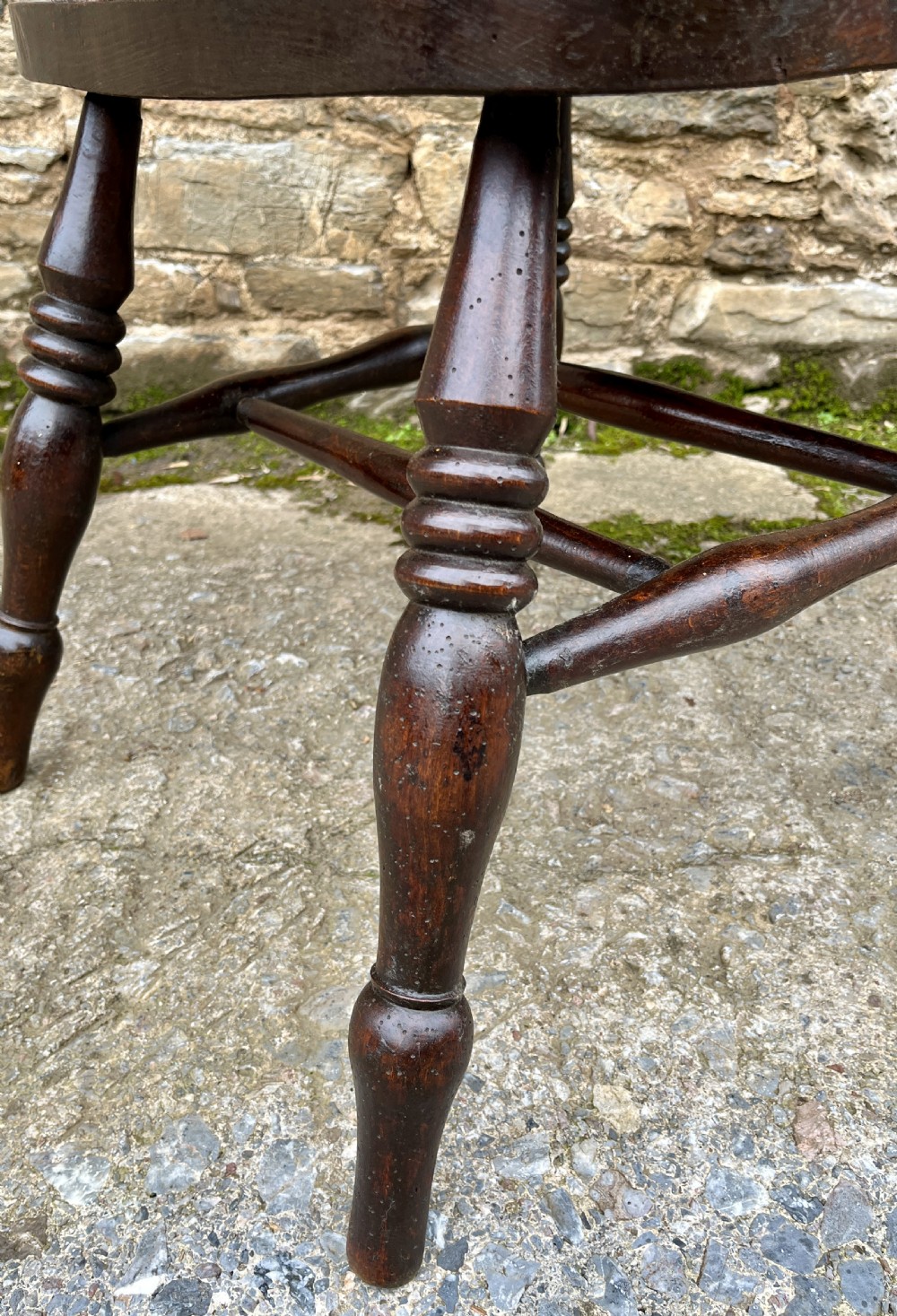 Victorian Lathe Back Farmhouse Chair View XI