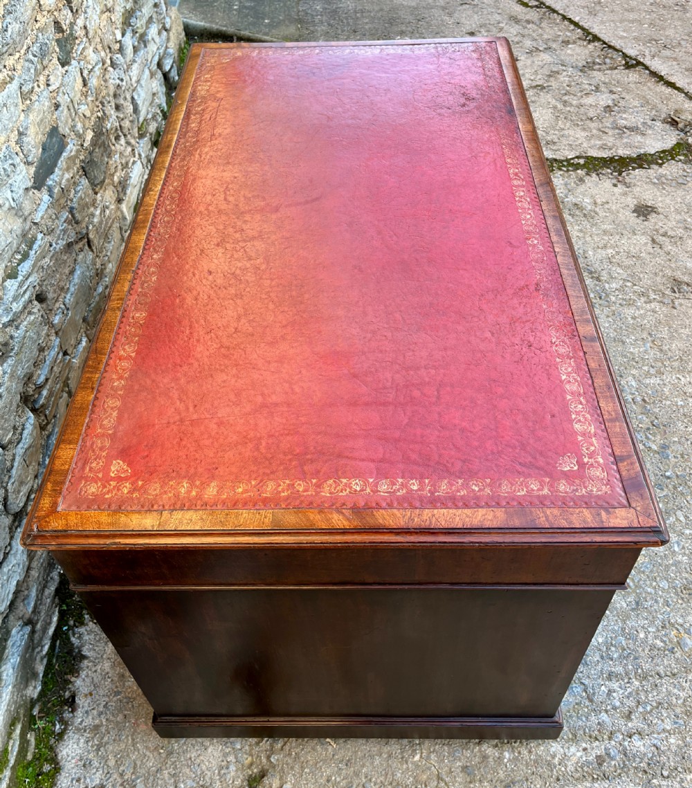 Victorian Mahogany Partner's Desk View IV