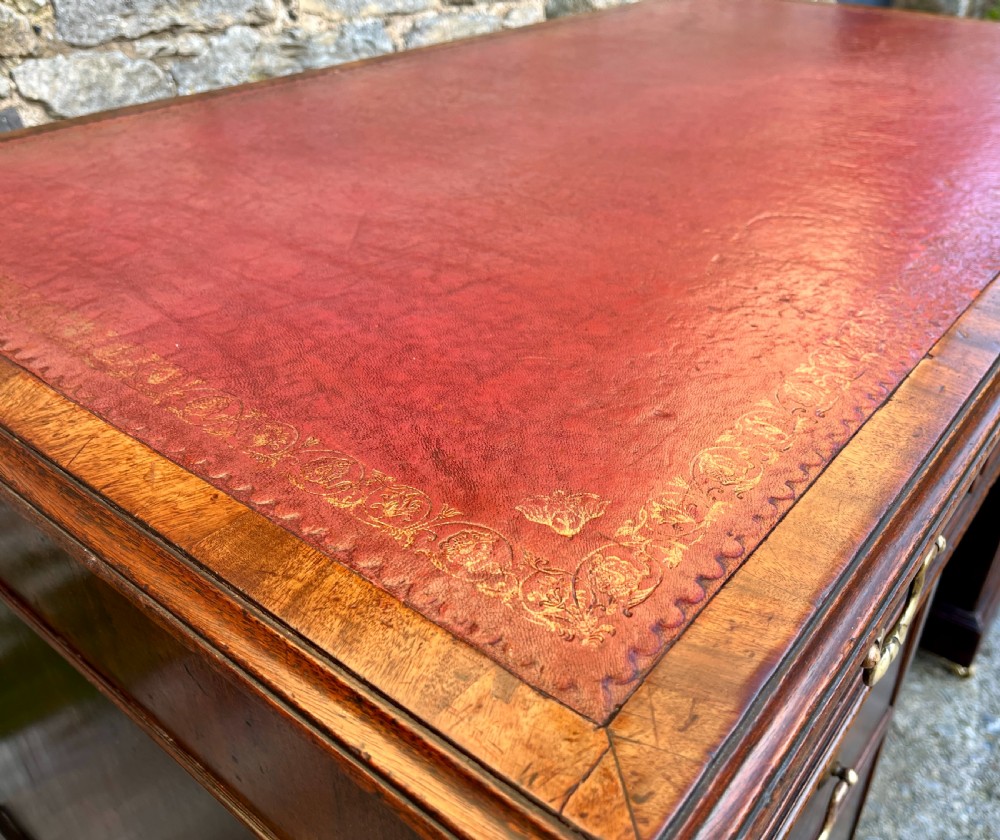 Victorian Mahogany Partner's Desk View VII