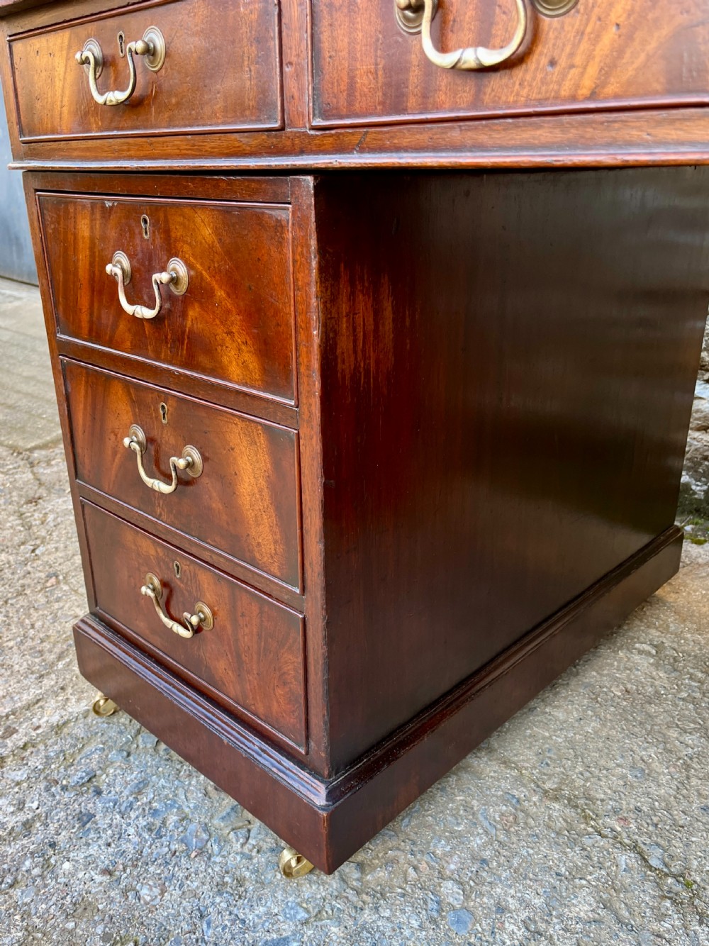Victorian Mahogany Partner's Desk View XIV