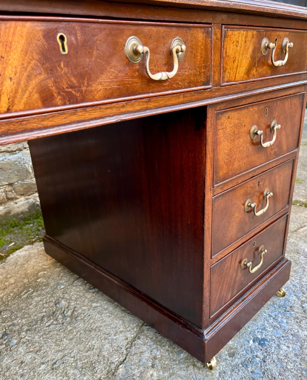 Victorian Mahogany Partner's Desk View XVI