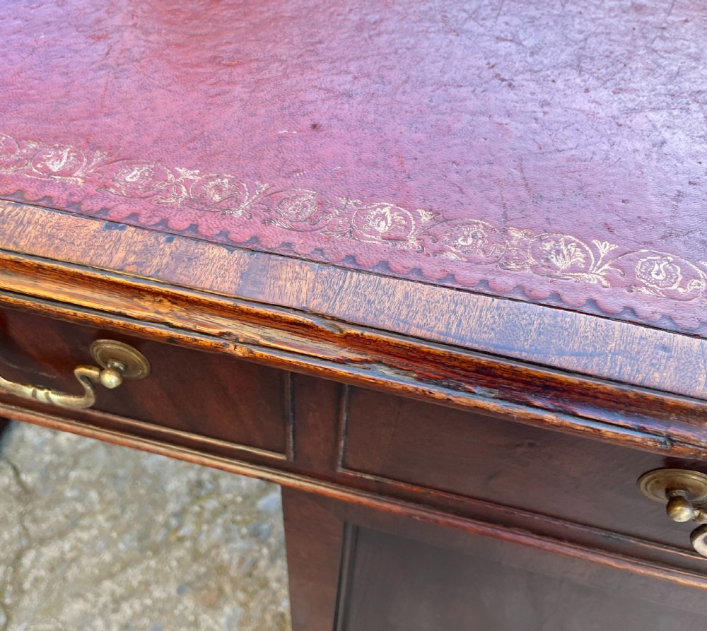 Victorian Mahogany Partner's Desk View XIX