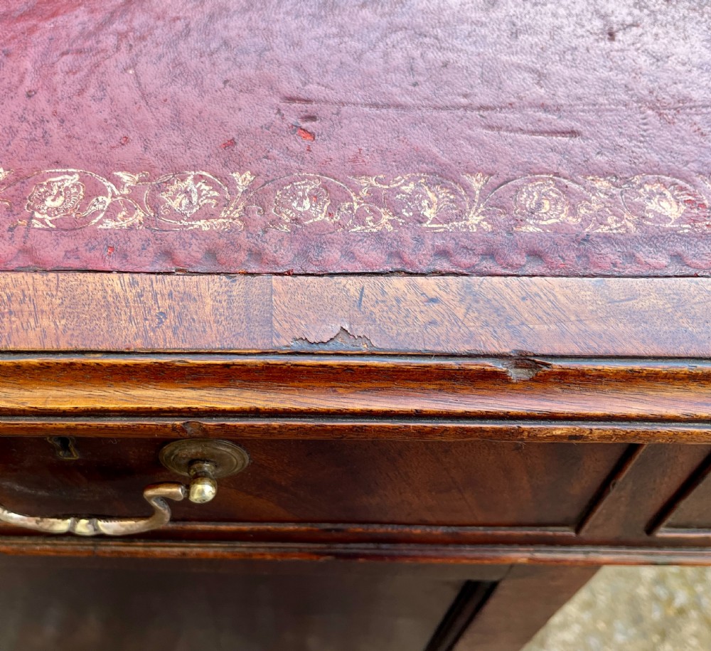 Victorian Mahogany Partner's Desk View XX