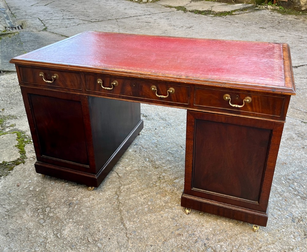 Victorian Mahogany Partner's Desk View XXII