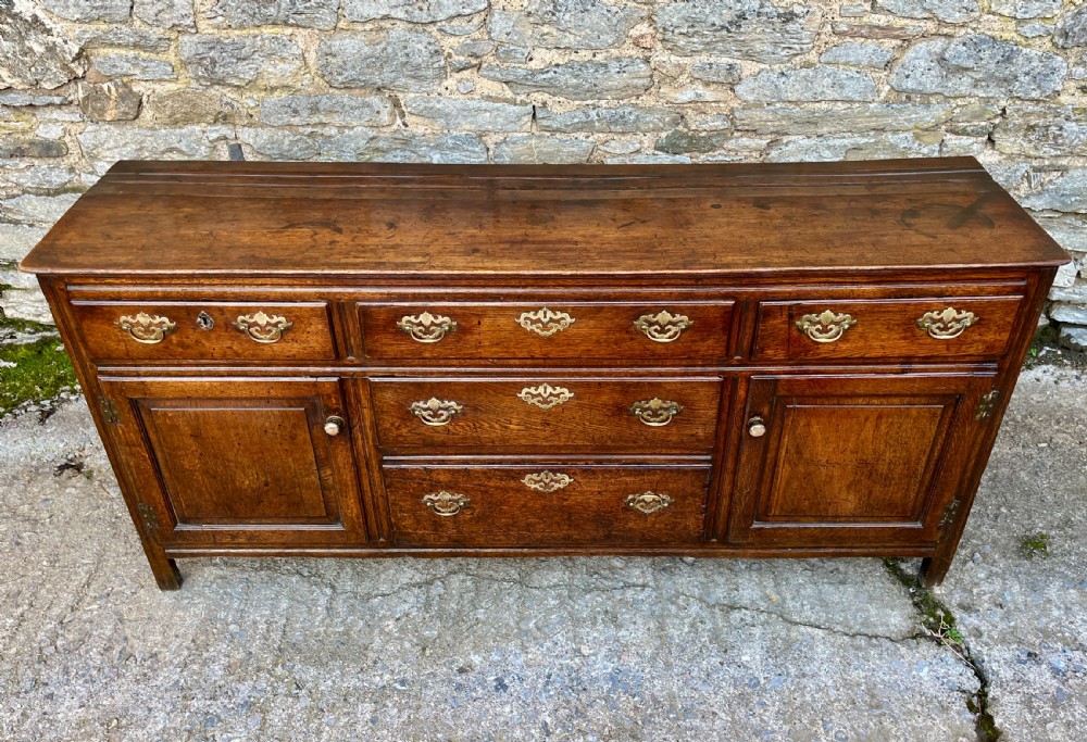 Georgian Oak Dresser Base View IX