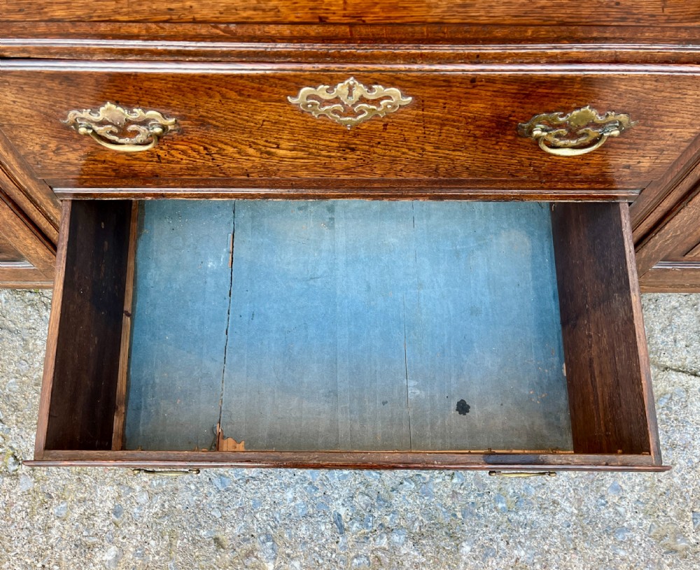 Georgian Oak Dresser Base View XII