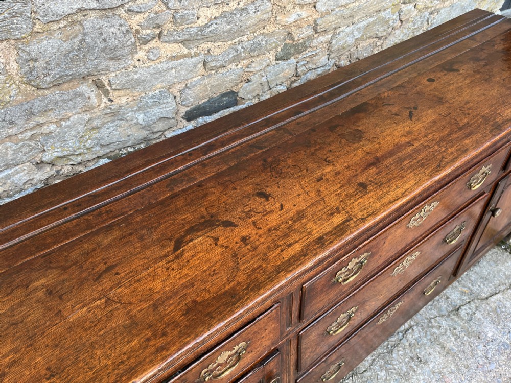 Georgian Oak Dresser Base View XVI