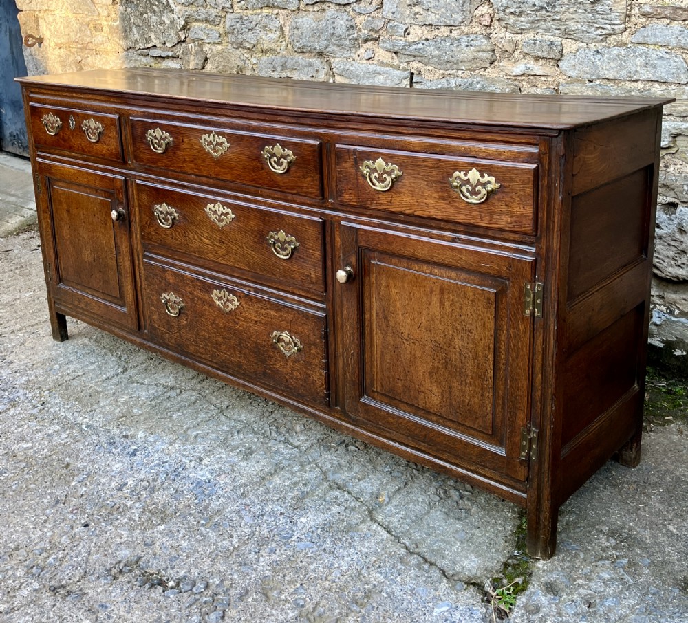 Georgian Oak Dresser Base View XX