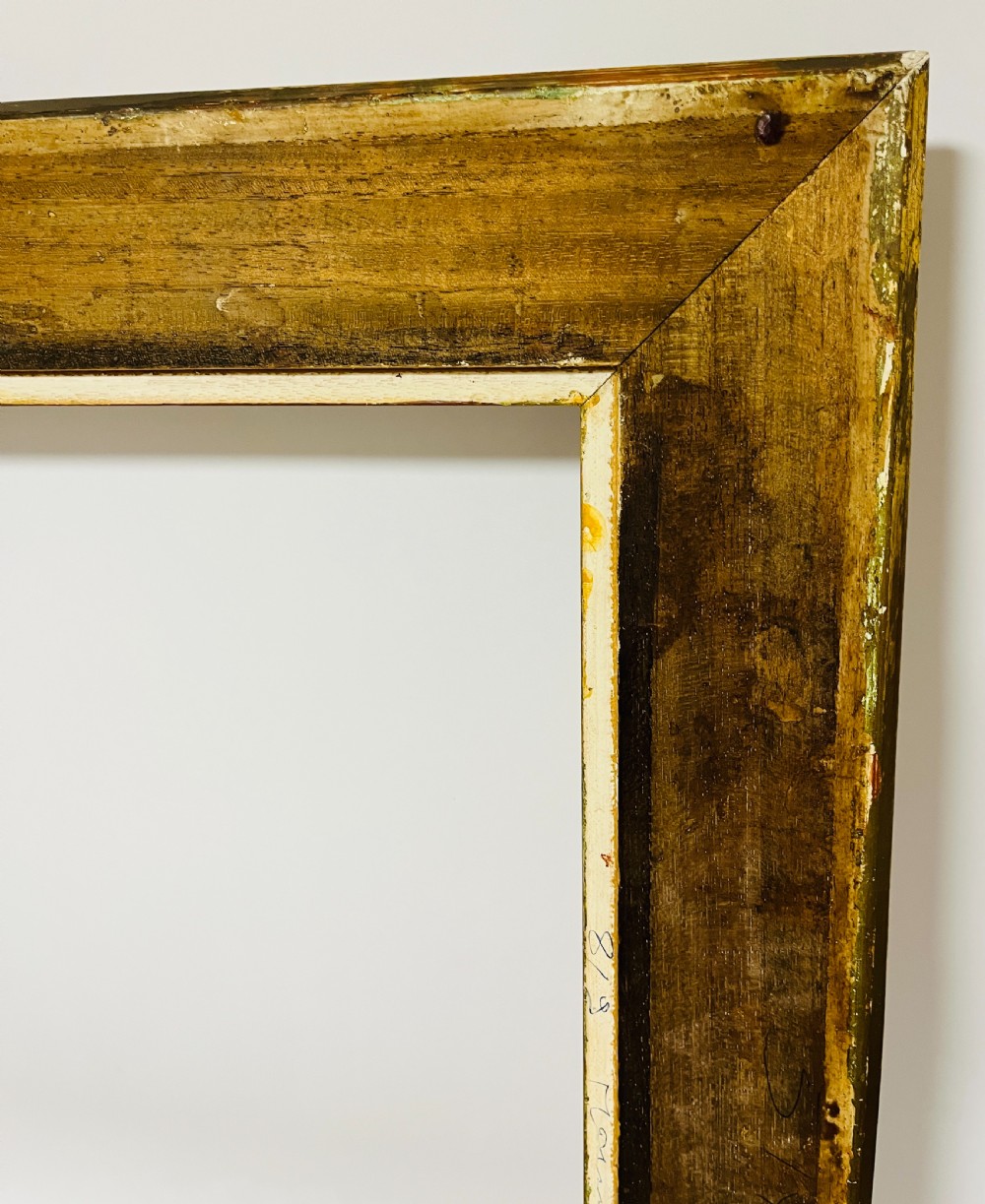 Large Antique Carved Wood and Gesso Picture Frame View VI