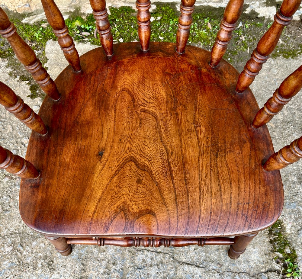 Antique Elm Captains Chair View III