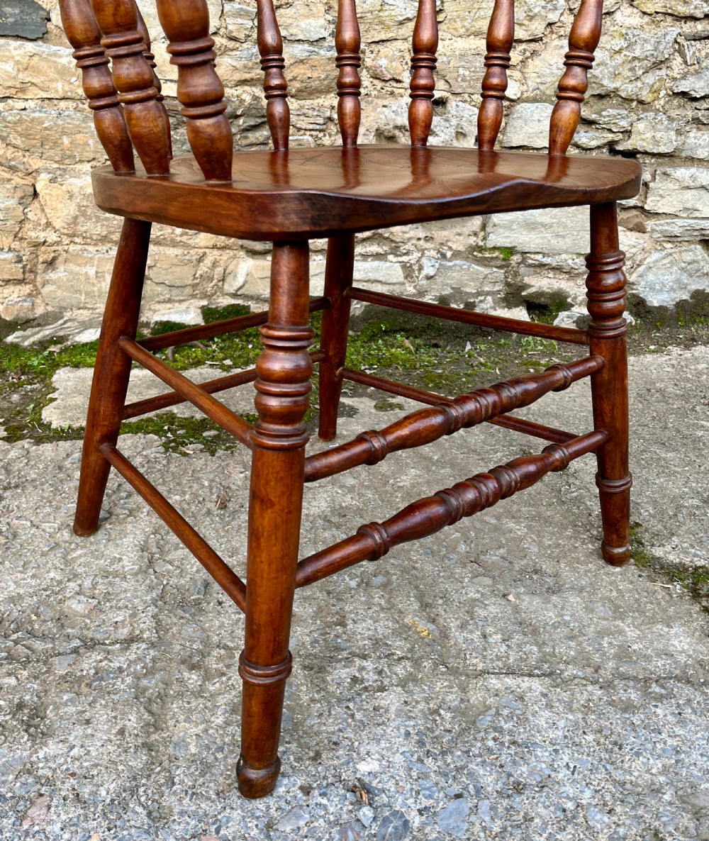 Antique Elm Captains Chair View VI