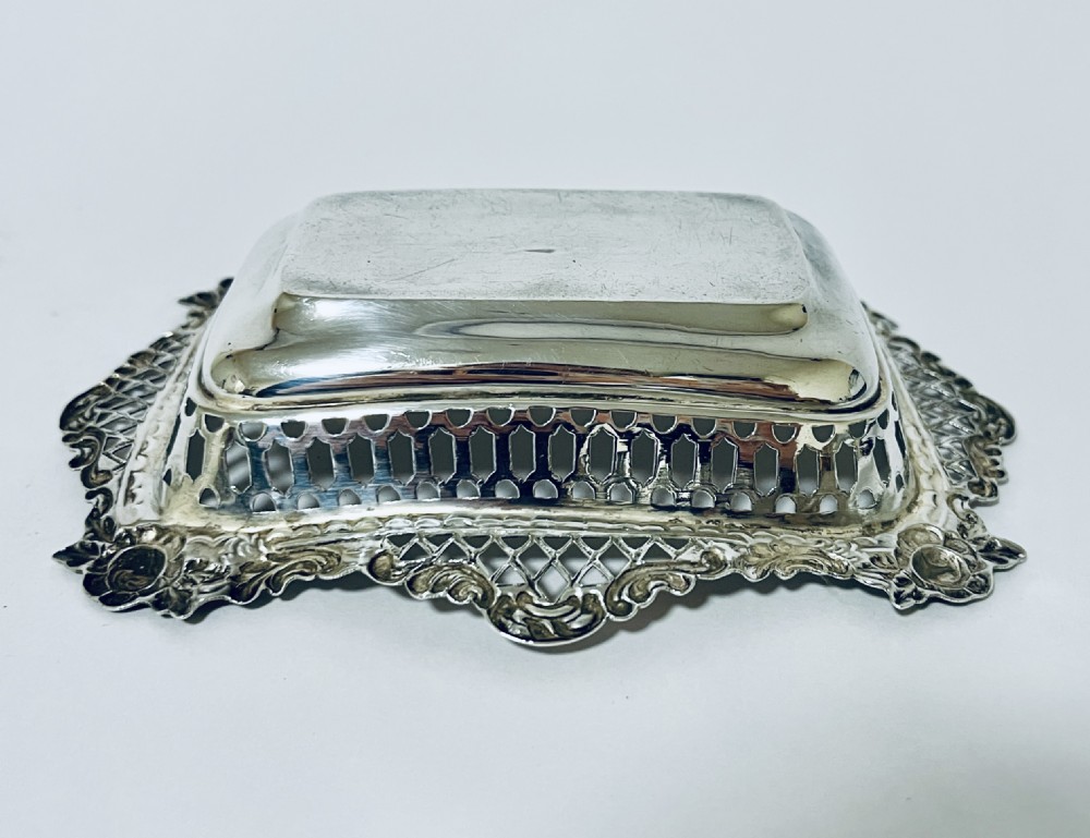 Victorian Silver Bonbon Dish View IX