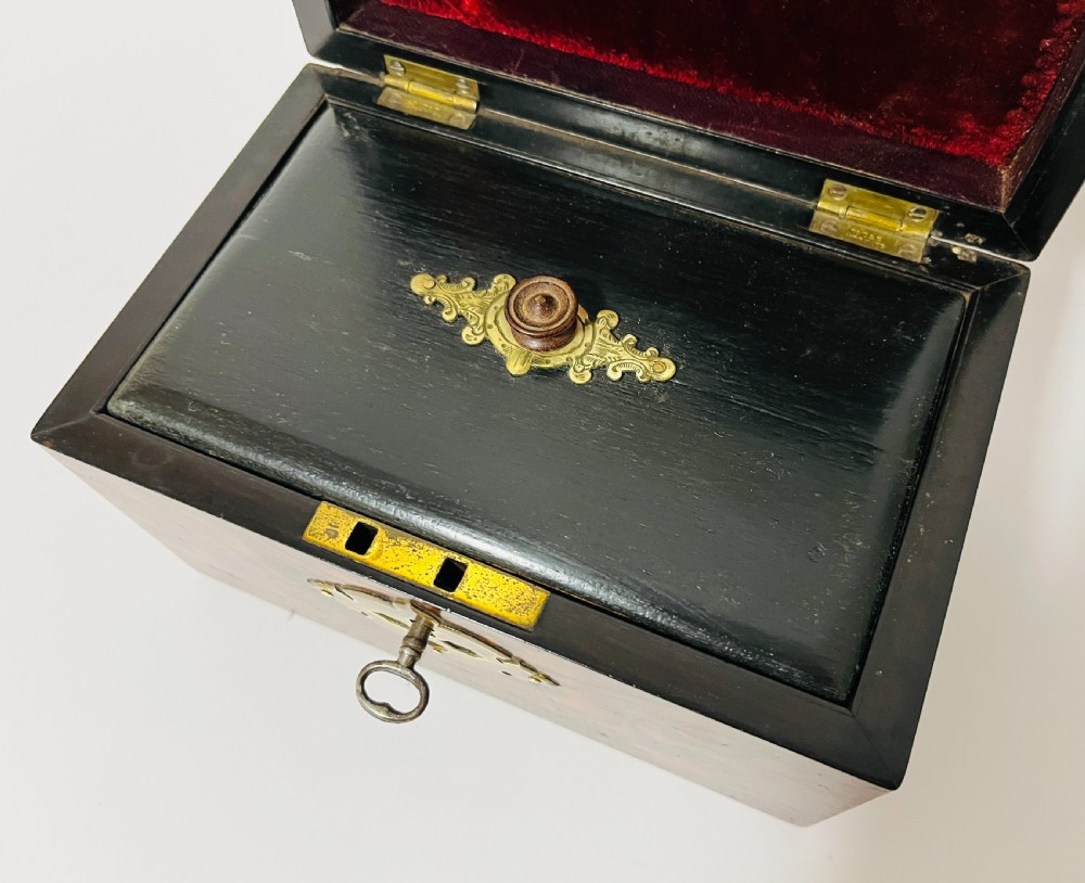 Small Antique Tea Caddy View IV