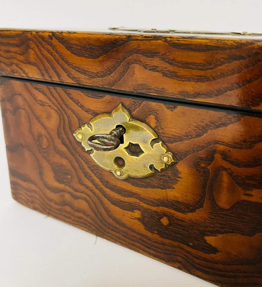 Small Antique Tea Caddy View VI