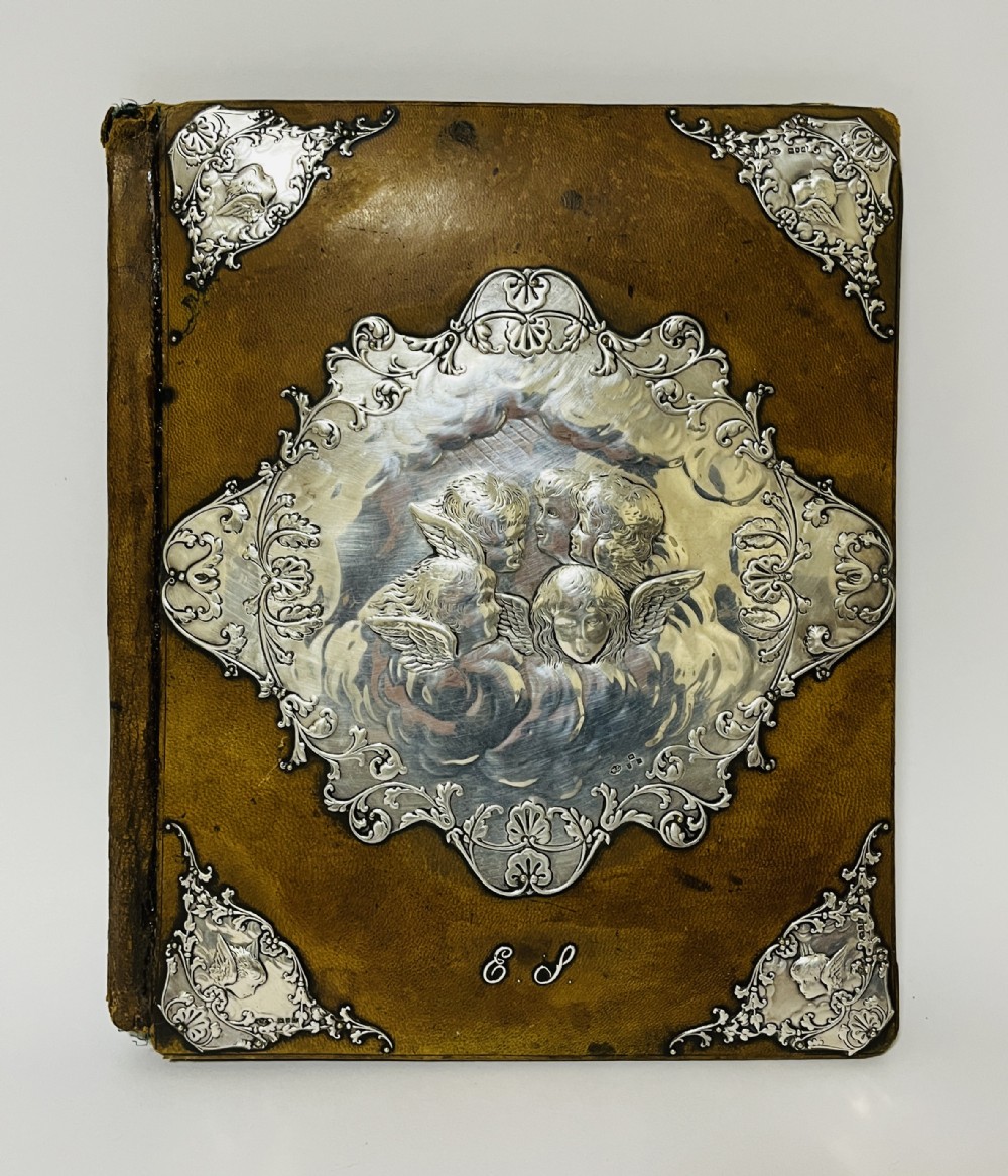 Victorian Silver Mounted Desk Blotter