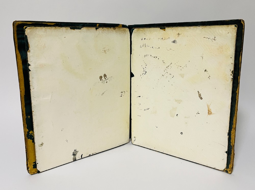 Victorian Silver Mounted Desk Blotter View V