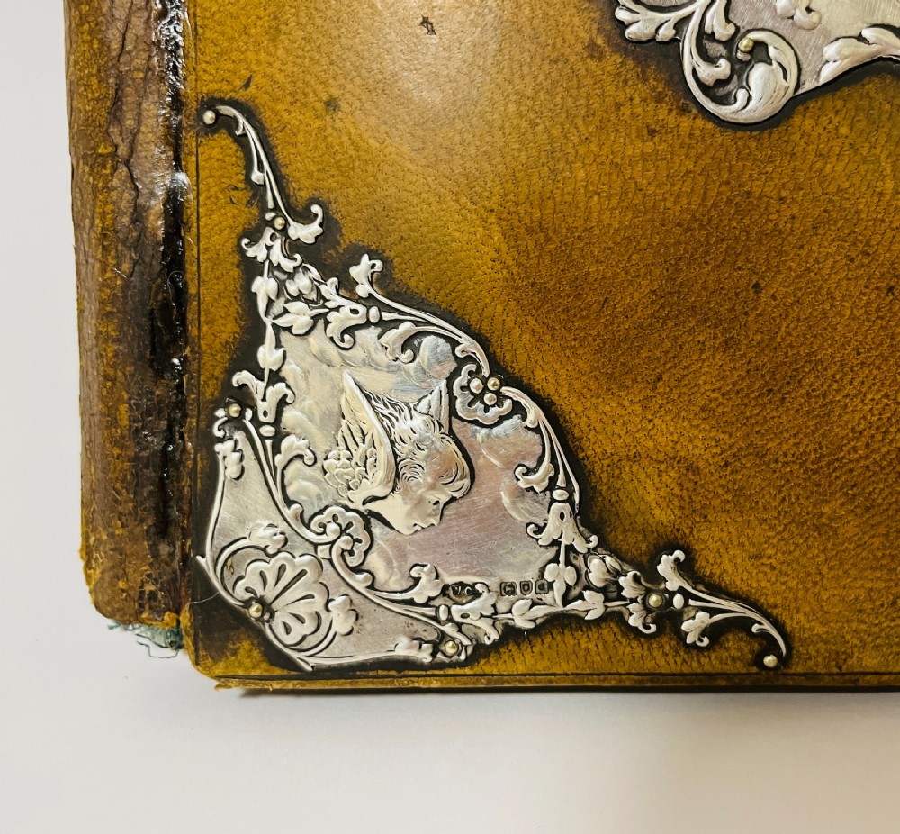 Victorian Silver Mounted Desk Blotter View VIII