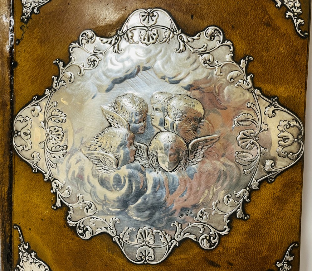 Victorian Silver Mounted Desk Blotter View X