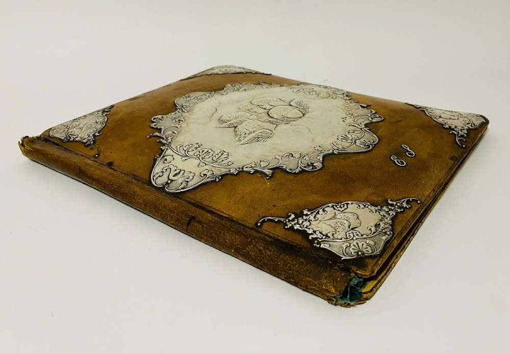 Victorian Silver Mounted Desk Blotter View XI