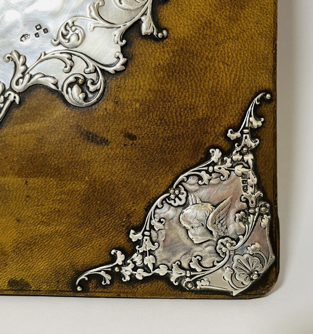 Victorian Silver Mounted Desk Blotter View XIII