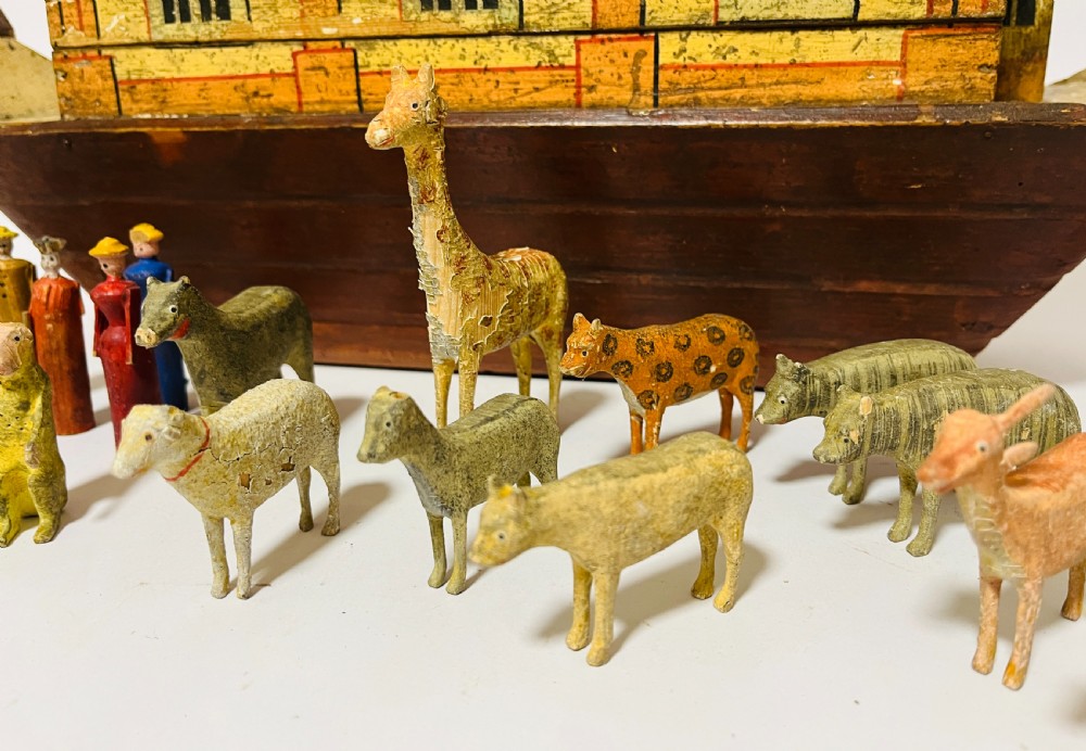Victorian German Noah's Ark and Animals View VII