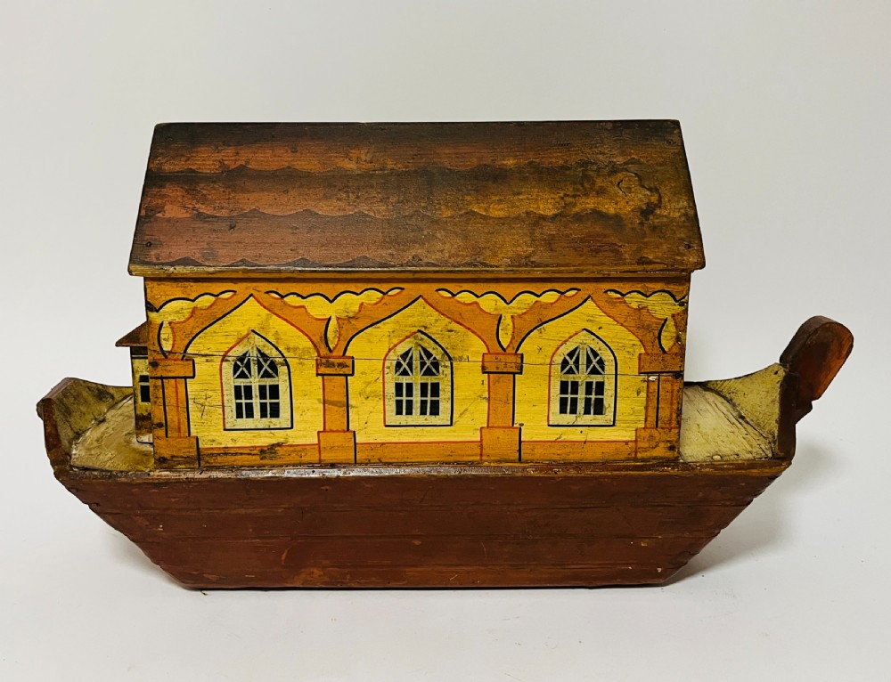 Victorian German Noah's Ark and Animals View X