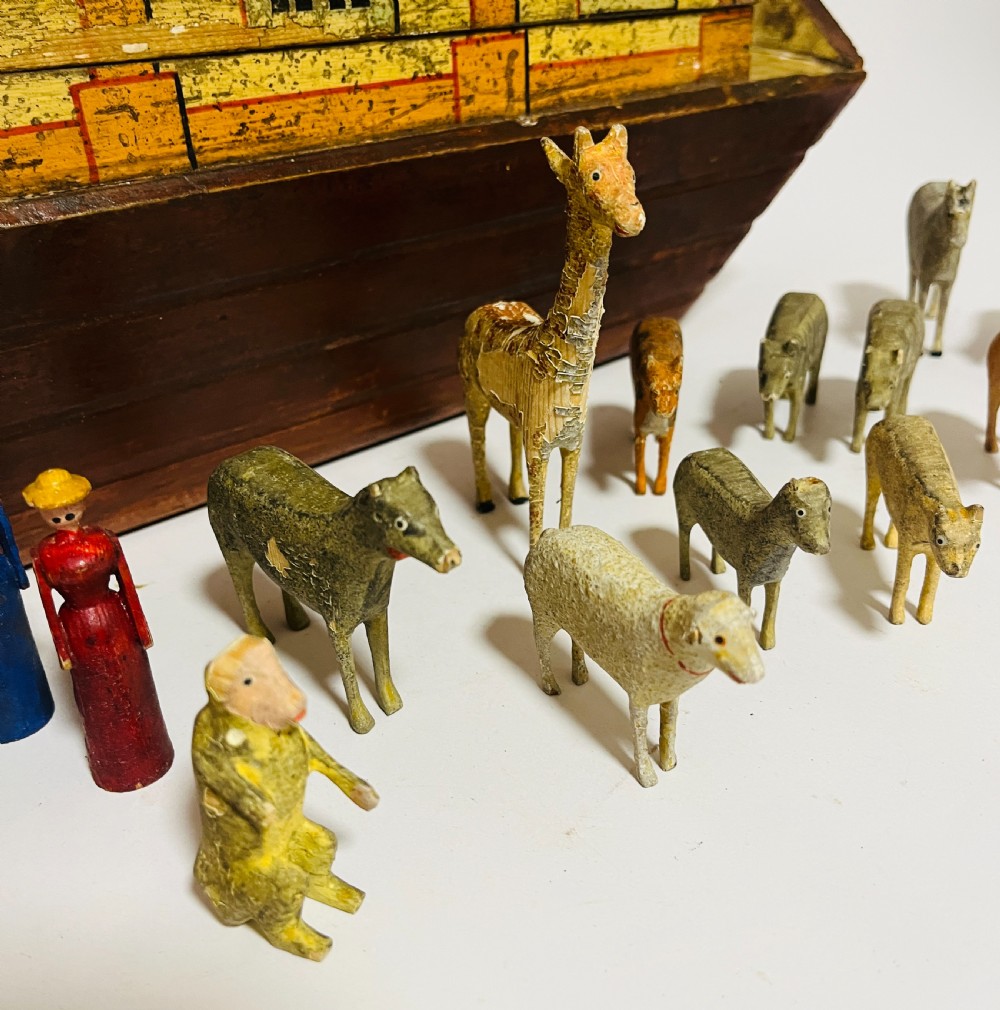 Victorian German Noah's Ark and Animals View XIII