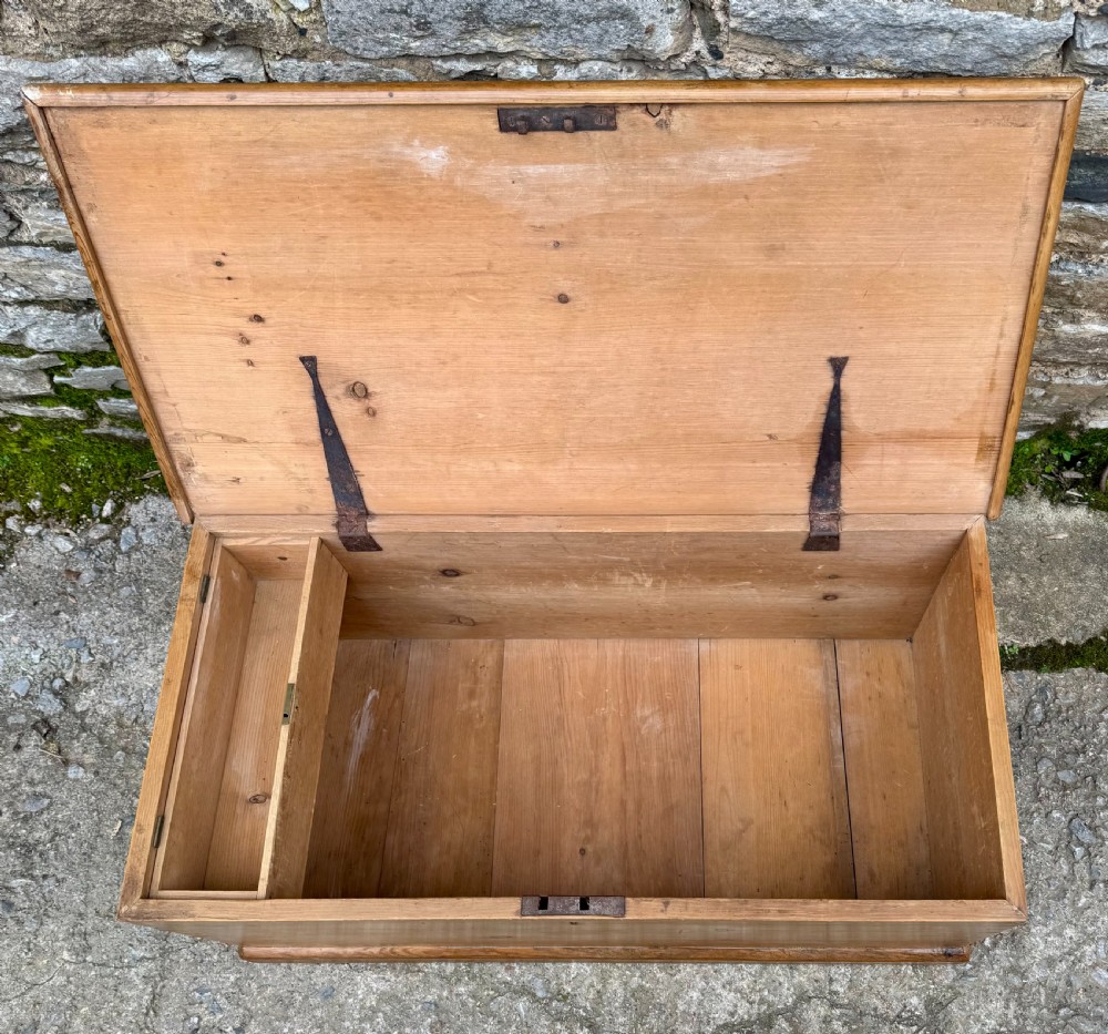 Antique Pine Blanket Box View VIII