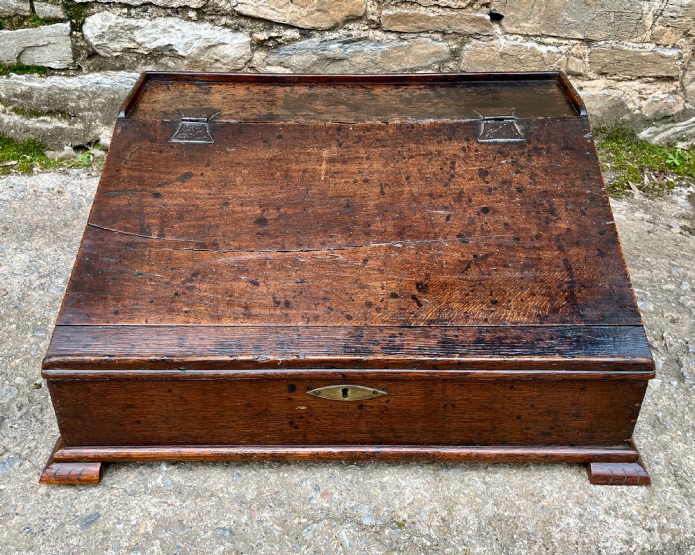 17th Century Oak Desk Box