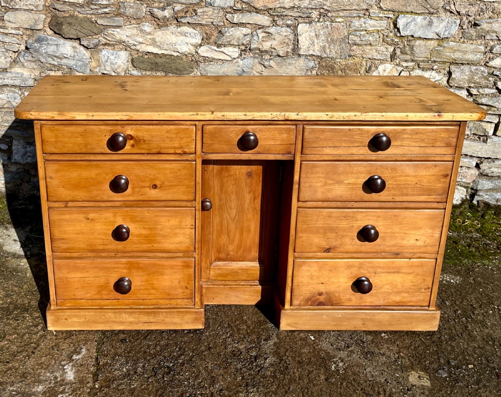 Antique Pine Dresser Base View IX
