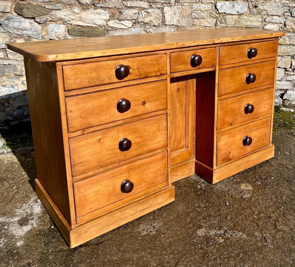 Antique Pine Dresser Base View XII