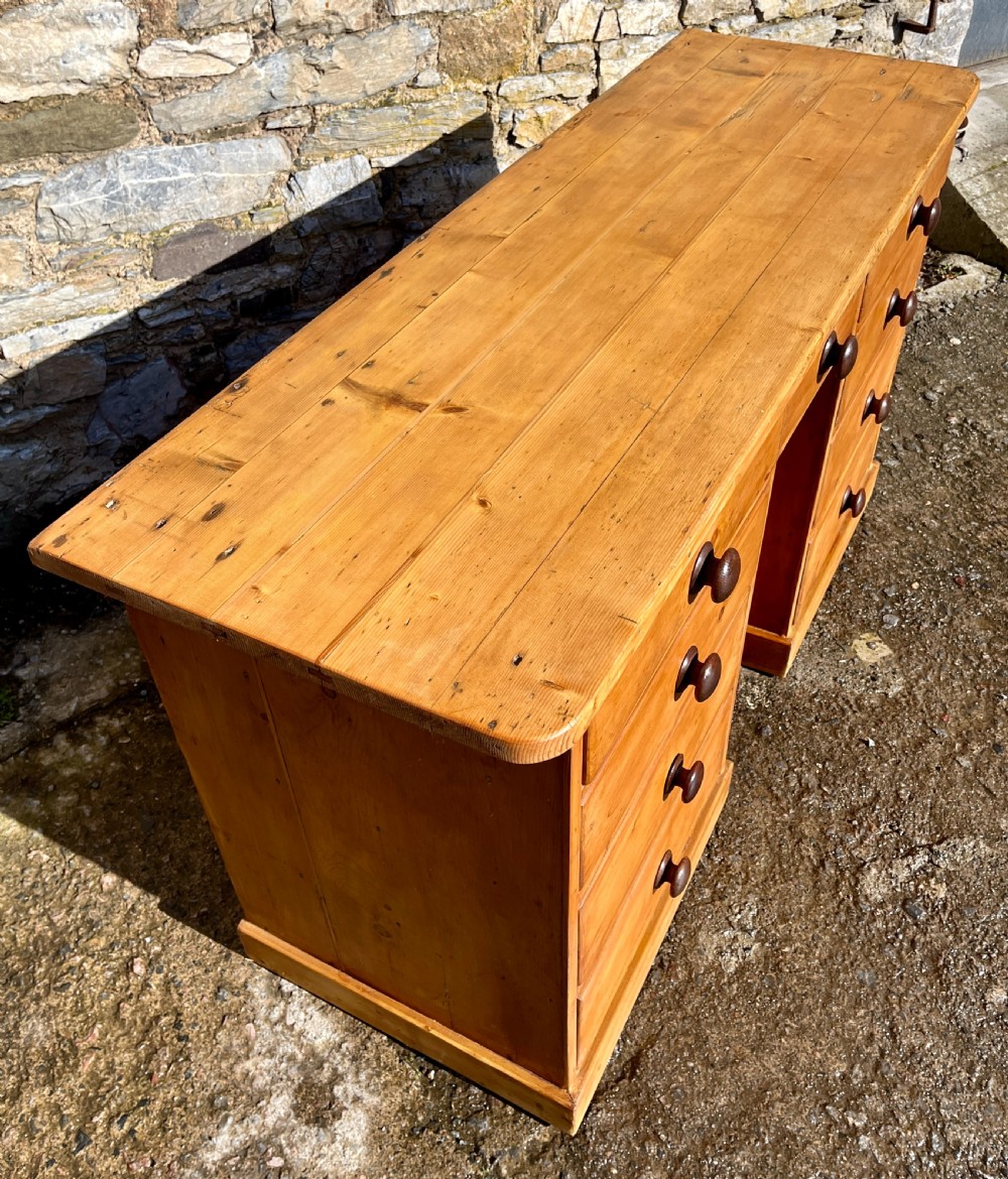 Antique Pine Dresser Base View XIII
