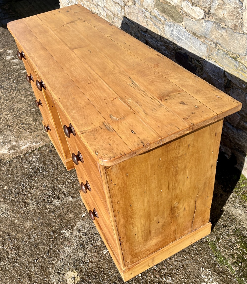 Antique Pine Dresser Base View XVI