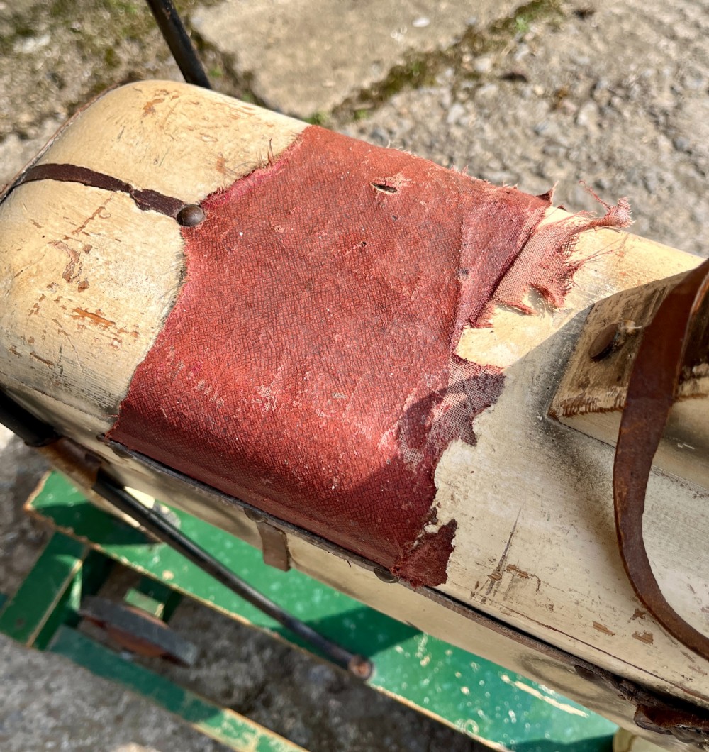 Antique Push Along Rocking Horse Toy View III