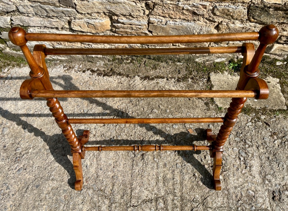 Victorian Barley Twist Towel Rail View V