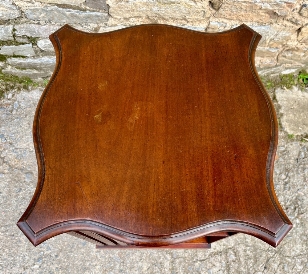 Edwardian Mahogany Revolving Bookcase View VI