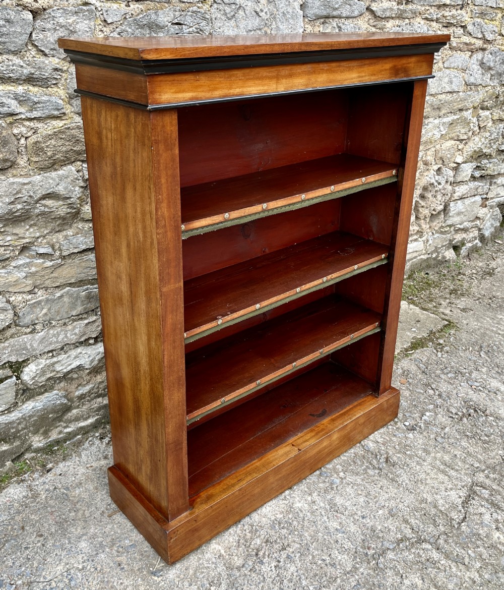 Victorian Mahogany Open Bookcase View III