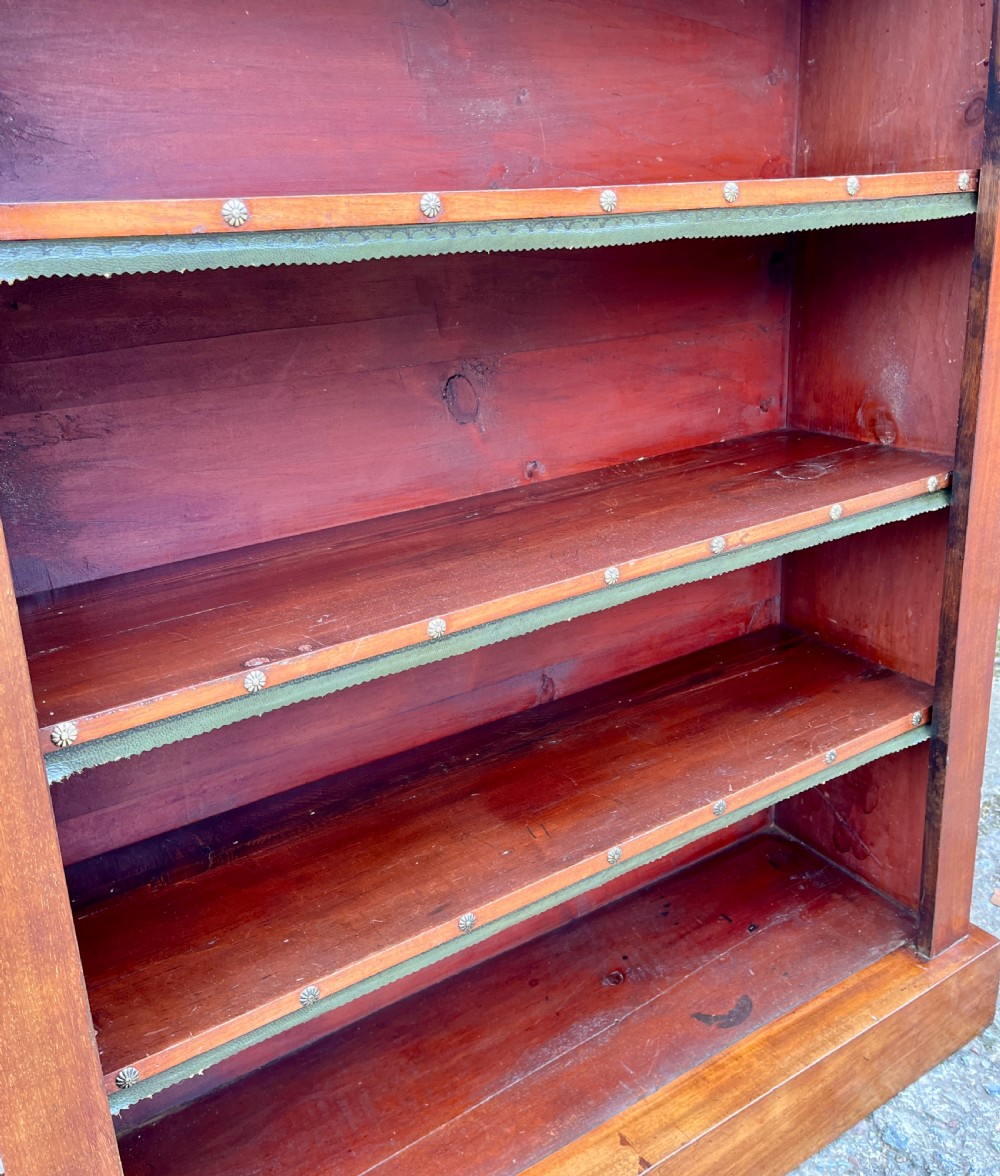 Victorian Mahogany Open Bookcase View X