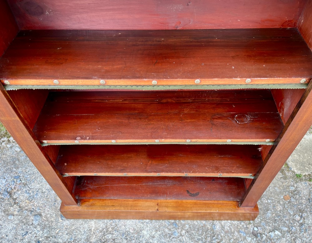 Victorian Mahogany Open Bookcase View XII