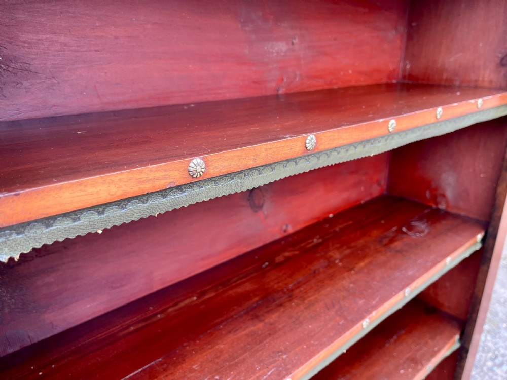 Victorian Mahogany Open Bookcase View XIII