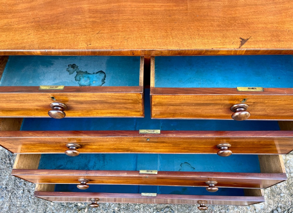 Regency Mahogany Chest of Drawers View X