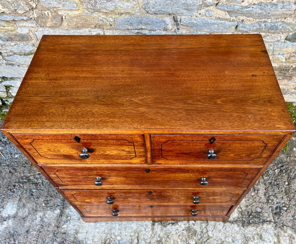 Antique Teak Military Chest of Drawers View IV