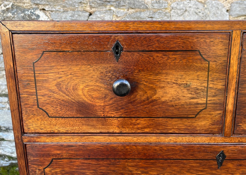Antique Teak Military Chest of Drawers View V