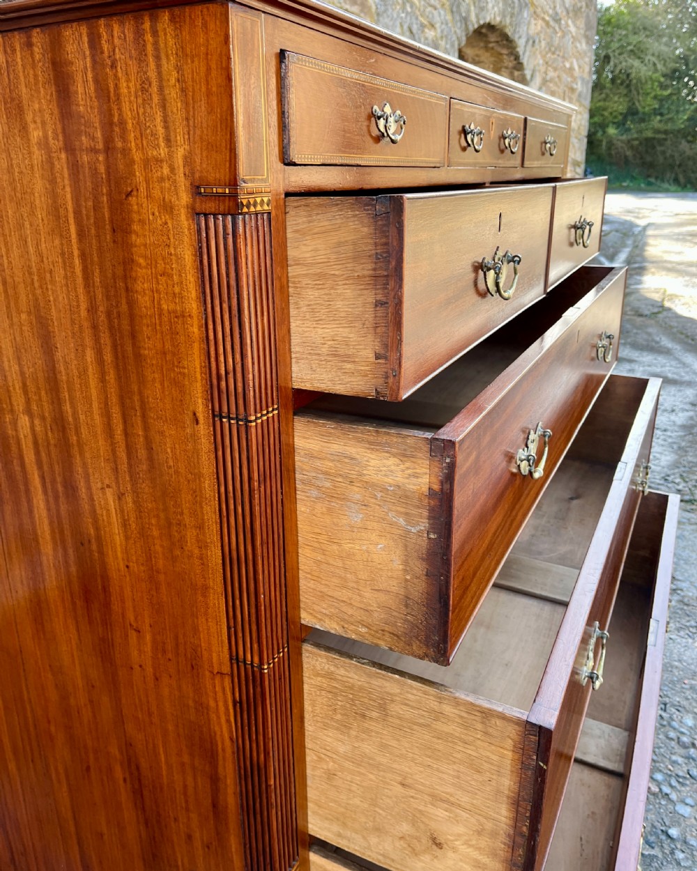 Large Victorian Mahogany Chest of Drawers View XII
