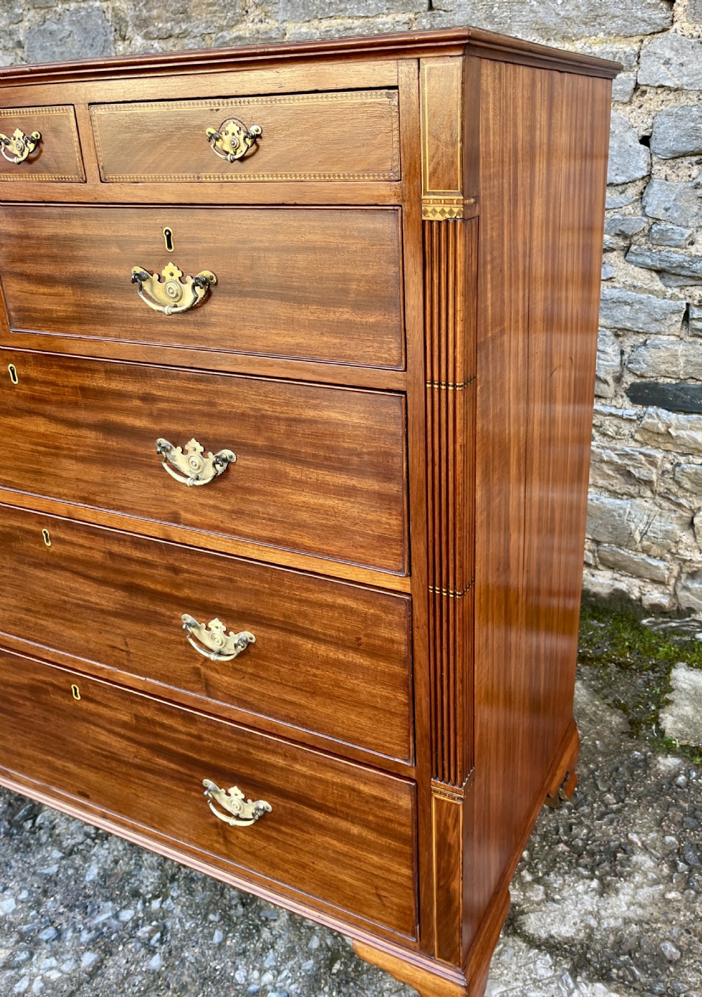 Large Victorian Mahogany Chest of Drawers View XVII